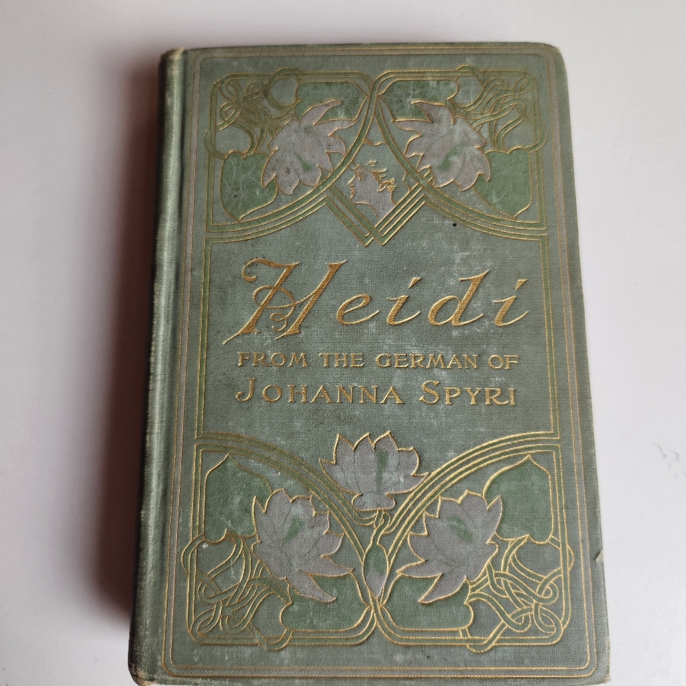 Heidi Book With Color Illustrations Copyright 1901